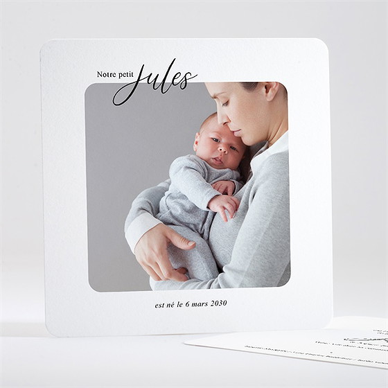 Faire-part naissance tendresse