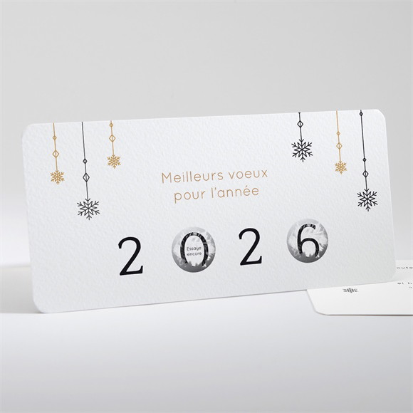 Carte de voeux Voeux à gratter réf.N131154