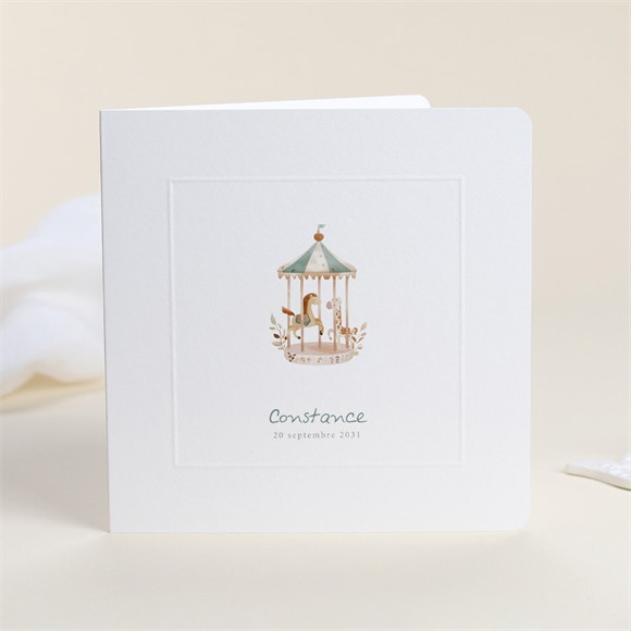 Faire-part naissance Petit carrousel réf.N451643