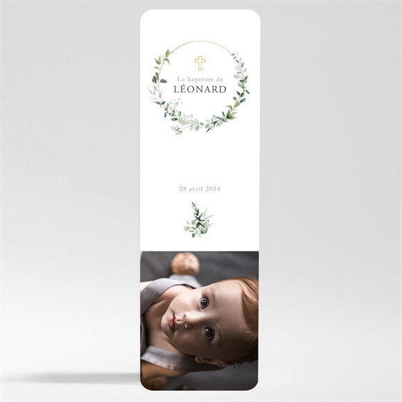Signet baptême L'eucalyptus Magnet réf.N200582