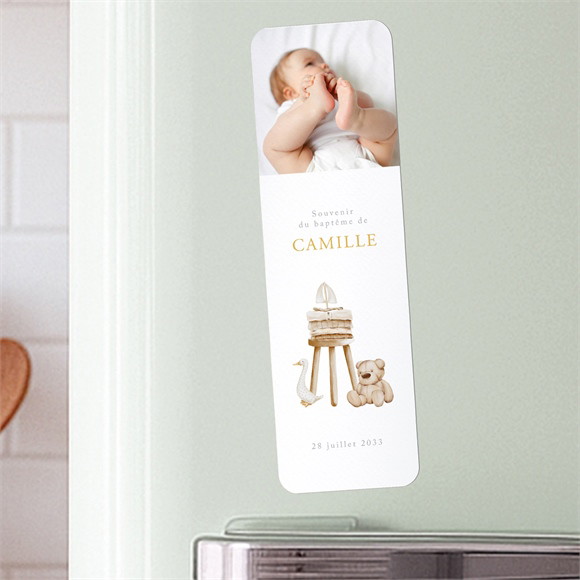 Signet baptême Ours marin magnet réf.N200587