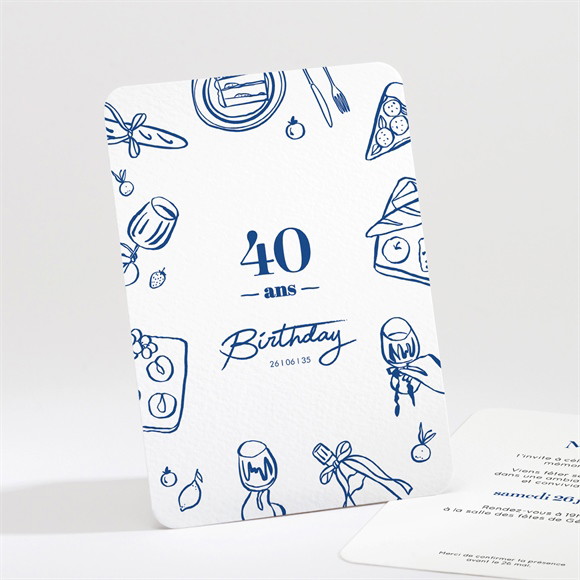 Invitation anniversaire Dolce Vita réf.N211703