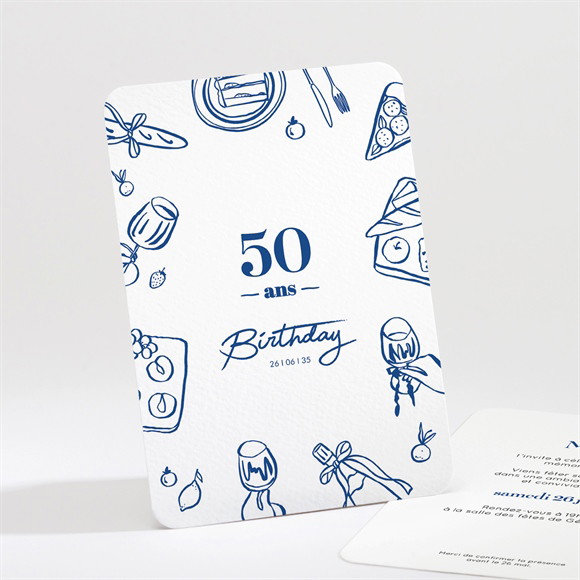 Invitation anniversaire Dolce Vita 50 ans réf.N211704