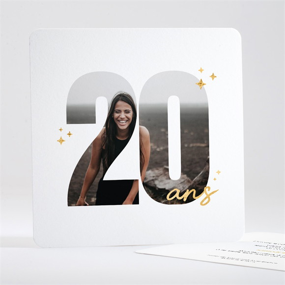 Invitation anniversaire Photo réf.N351621