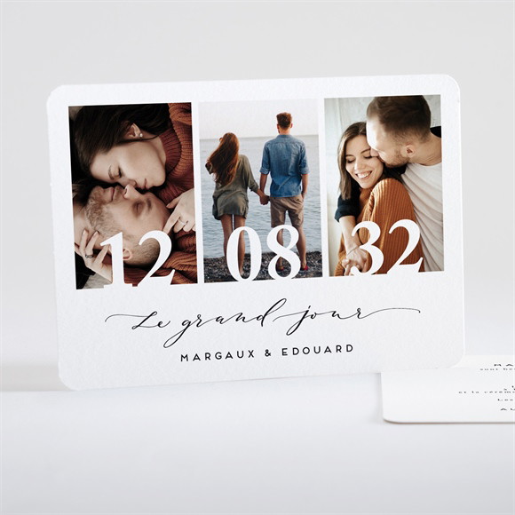 Faire-part mariage Classique photo paysage réf.N15165