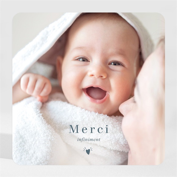 Remerciement naissance Jolis pictos réf.N3002219