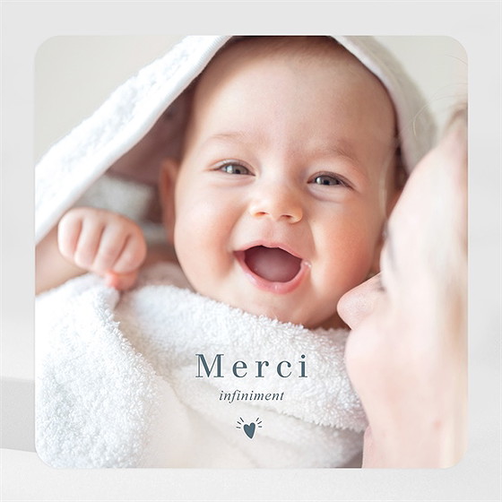 Remerciement naissance jolis pictos