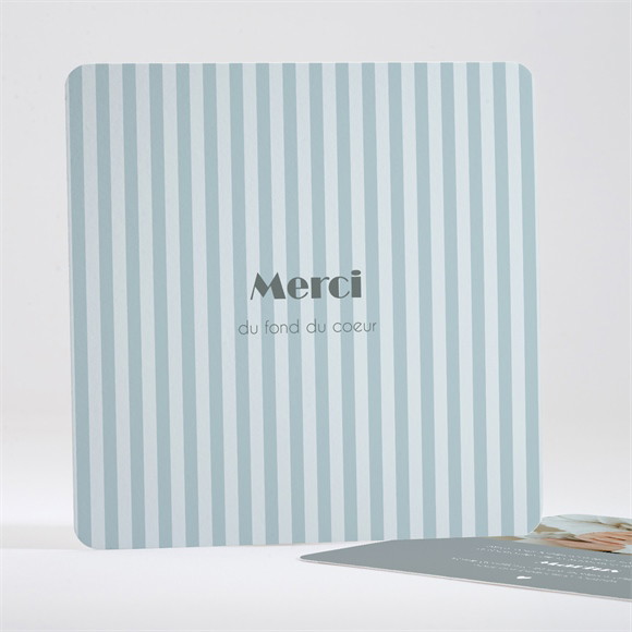 Remerciement naissance Haut en rayures réf.N351644