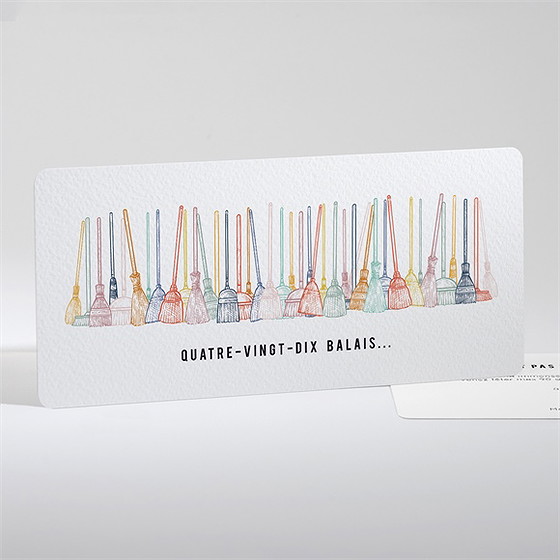 Invitation anniversaire 90 balais