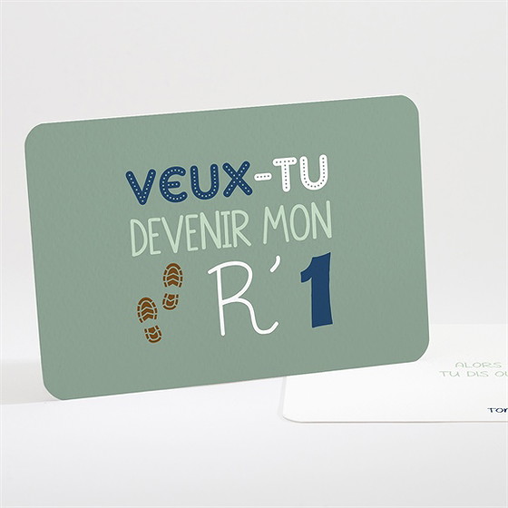 Carte demande parrain marraine rébus parrain