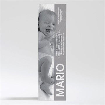Faire-part marque page naissance Au top
