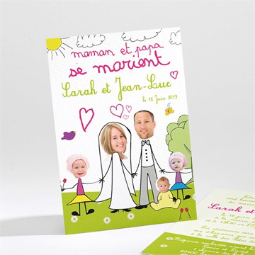 Faire-part mariage ils se marient