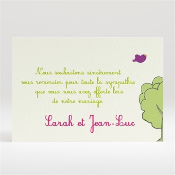 Remerciement mariage notre belle famille