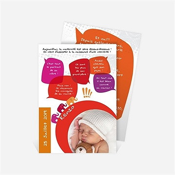 Faire-part naissance faire-part naissance