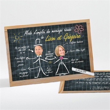 Faire-part mariage au tableau !