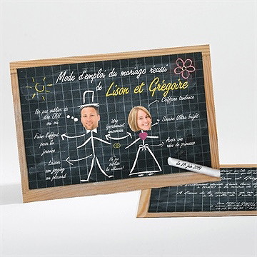 Faire-part mariage au tableau !