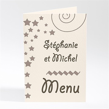 Menu mariage montage photo humouristique