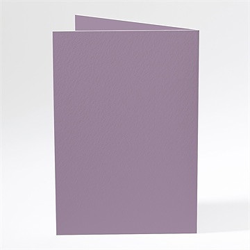 Menu mariage violet et papillons - Dos du menu