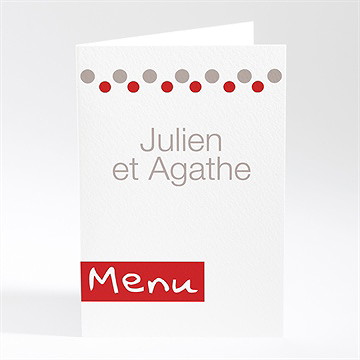 Menu mariage humour original