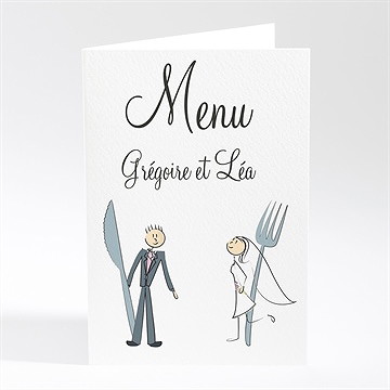 Menu mariage notre coup de foudre