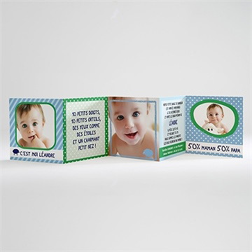 Faire-part naissance faire-part naissance - Intérieur du faire-part