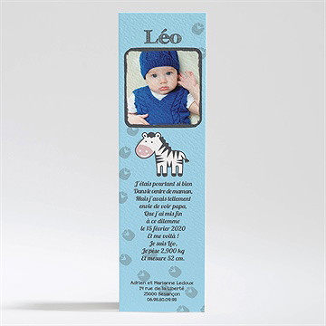 Faire-part naissance mon petit animal