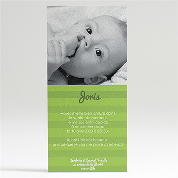 Faire-part naissance faire part photo original