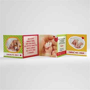 Faire-part naissance faire-part naissance - Intérieur du faire-part