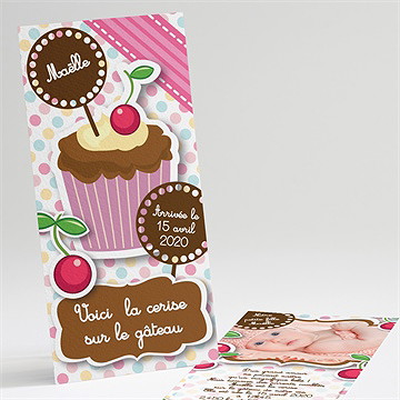 Faire-part naissance ma jolie sucrerie