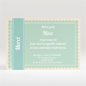 Remerciement naissance réf. N12005