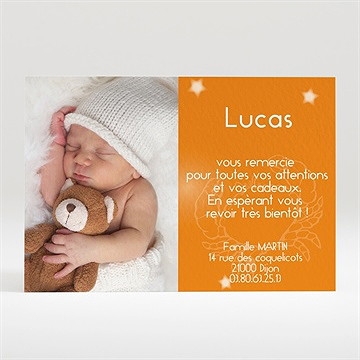 Remerciement naissance cancer