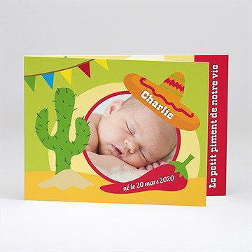 Faire-part naissance notre cow-boy au far west