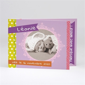 Faire-part naissance réf. N51103