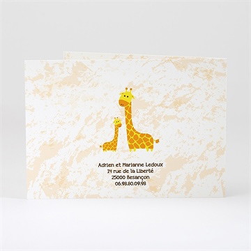 Faire-part naissance faire-part naissance - Dos du faire-part