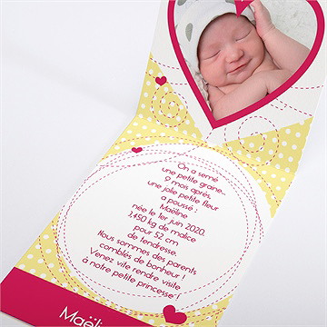 Faire-part naissance faire-part naissance - Faire-part ouvert