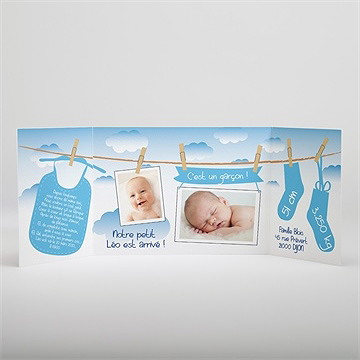 Faire-part naissance faire-part naissance - Intérieur du faire-part