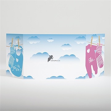 Faire-part naissance faire-part naissance - Dos du faire-part