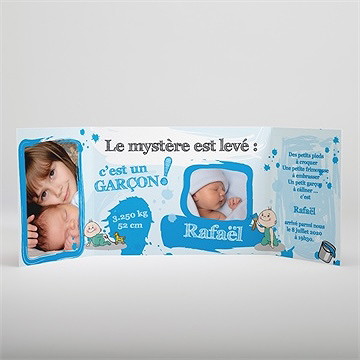 Faire-part naissance faire-part naissance - Intérieur du faire-part