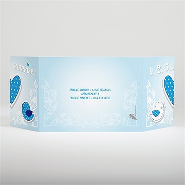 Faire-part naissance faire-part naissance - Dos du faire-part