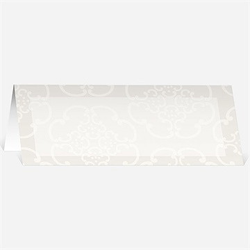 Marque-place mariage jaune poussin