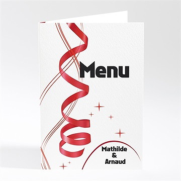 Menu mariage en action