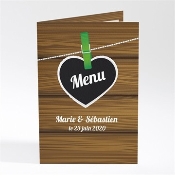 Menu mariage romantique et sympa