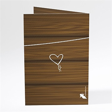 Menu mariage romantique et sympa - Dos du menu