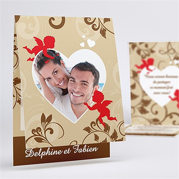 Faire-part mariage nos anges