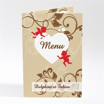 Menu mariage nos anges