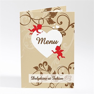 Menu mariage nos anges