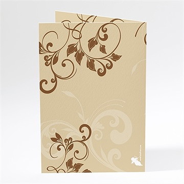 Menu mariage nos anges - Dos du menu