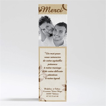 Remerciement mariage nos anges