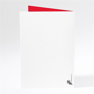 Menu mariage la belle equipe - Dos du menu