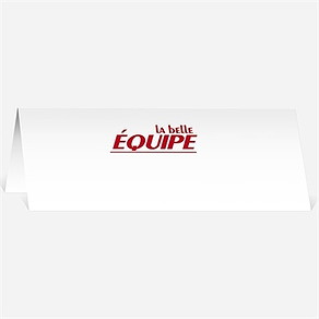 Marque-place mariage la belle equipe